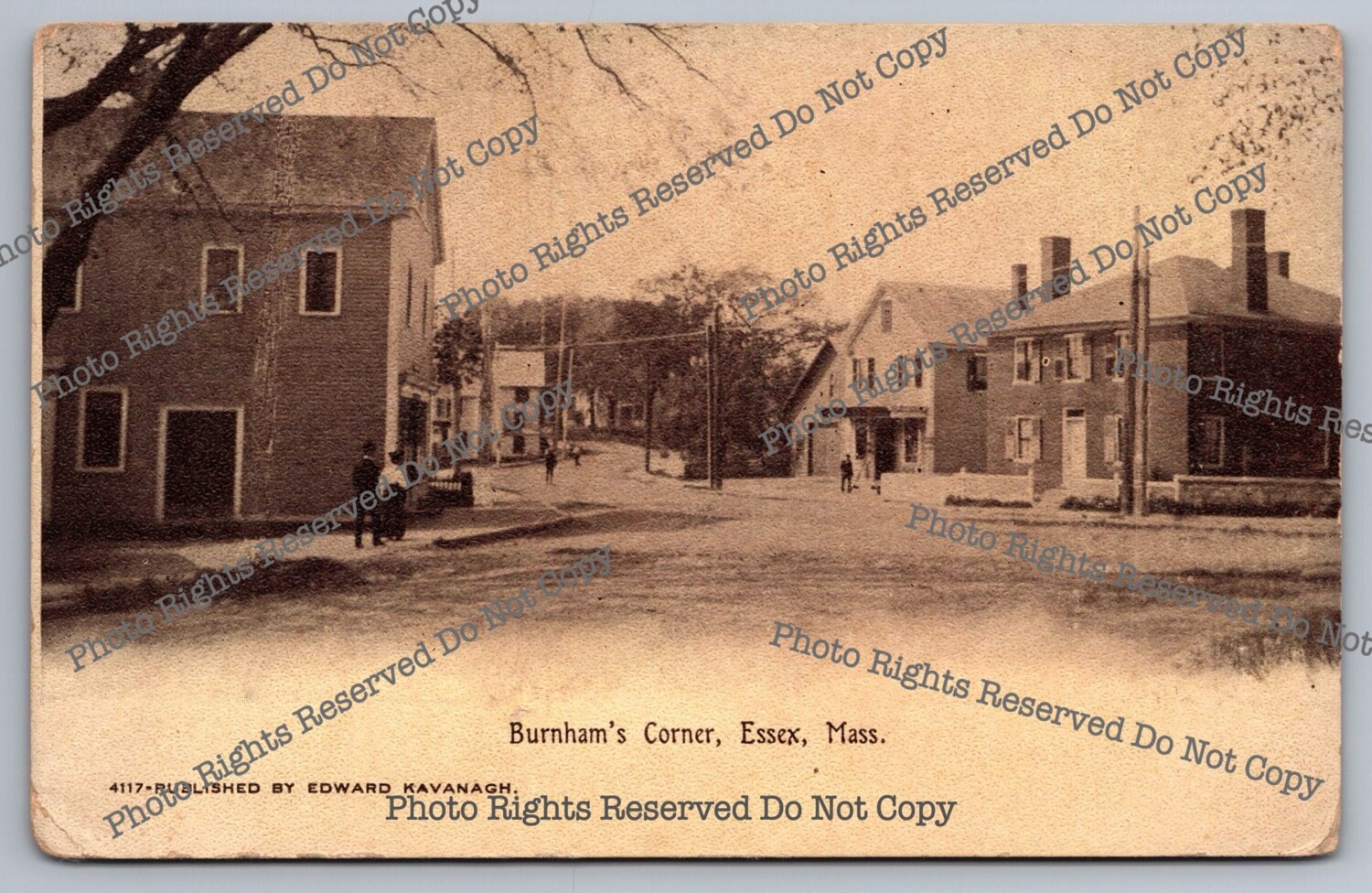 Antique Postcard Burnham\'s Corner Essex Massachusetts By Edward Kavanagh Antique Postcard Burnham\'s Corner Essex Massachusetts By Edward Kavanagh