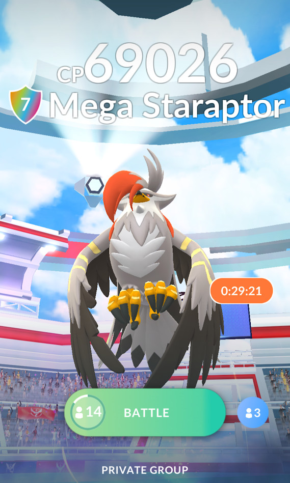 ⚔️ 5x Mega Staraptor Remote Raid Invites – Pokémon Go | Fast 🚀