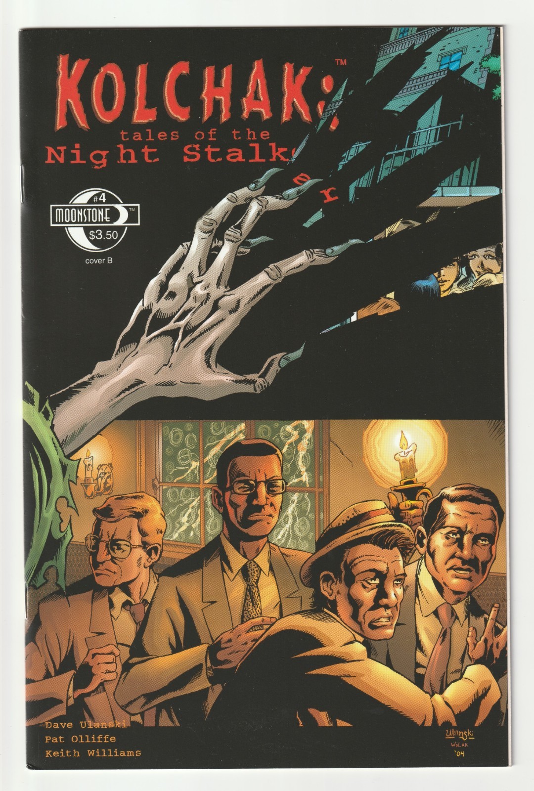 Kolchak: Tales of the Night Stalker #4 Variant Cover B 2004 Moonstone NM Kolchak: Tales of the Night Stalker #4 Variant Cover B 2004 Moonstone NM