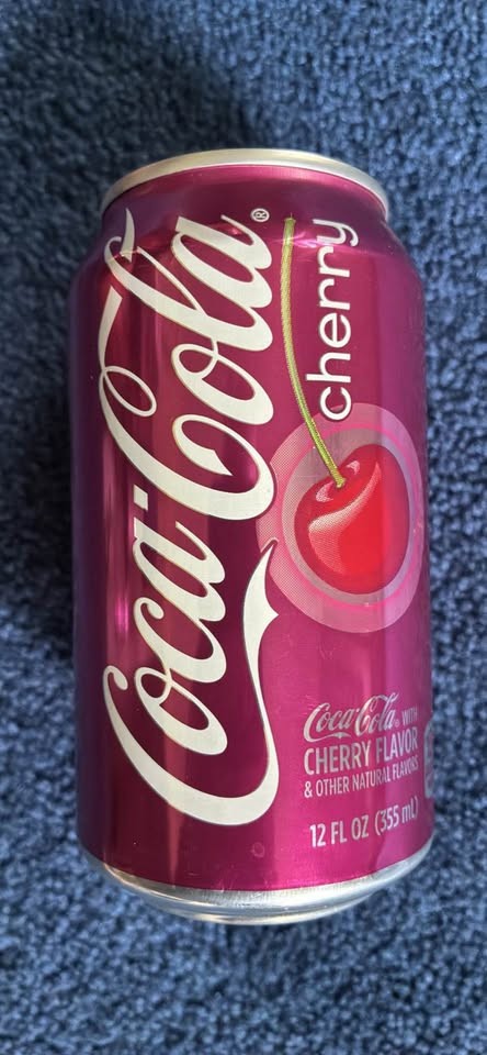 Factory Error Sealed Cherry Coke Can Unopened EMPTY Collectible - weight 0.48 oz