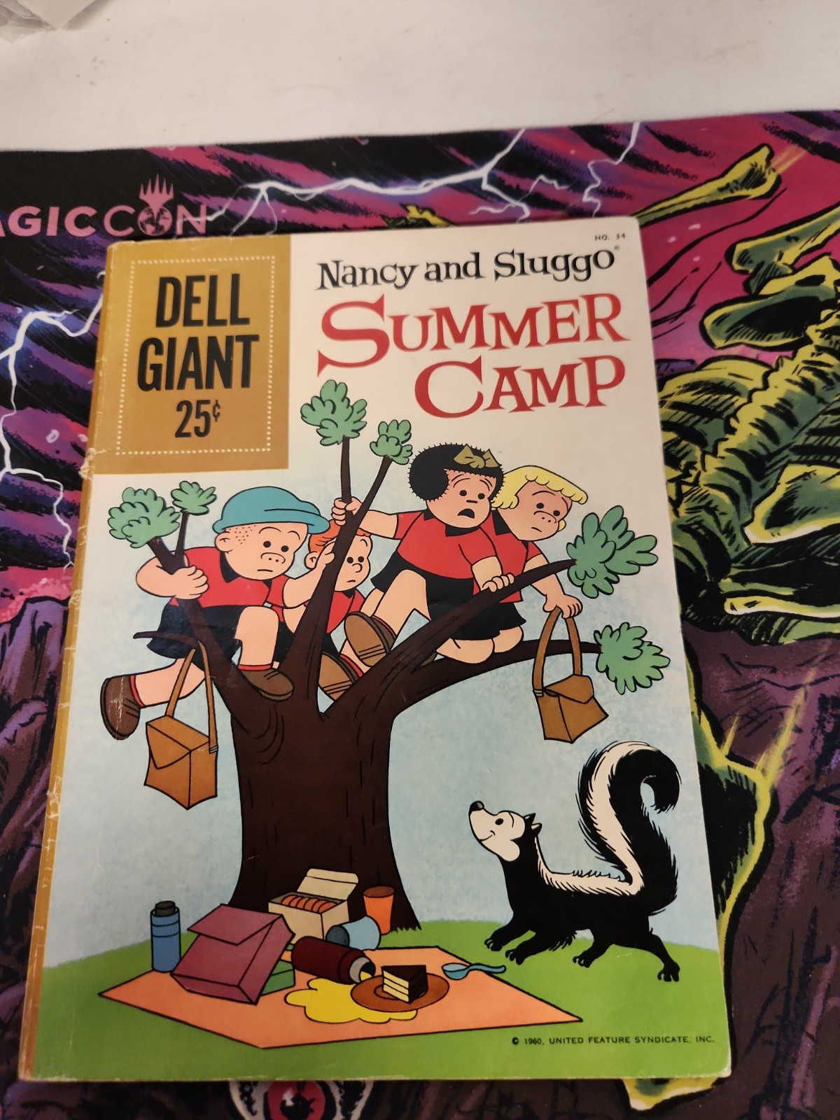 Dell Giant #34 1960 Nancy and Sluggo Summer Camp Dell Comics