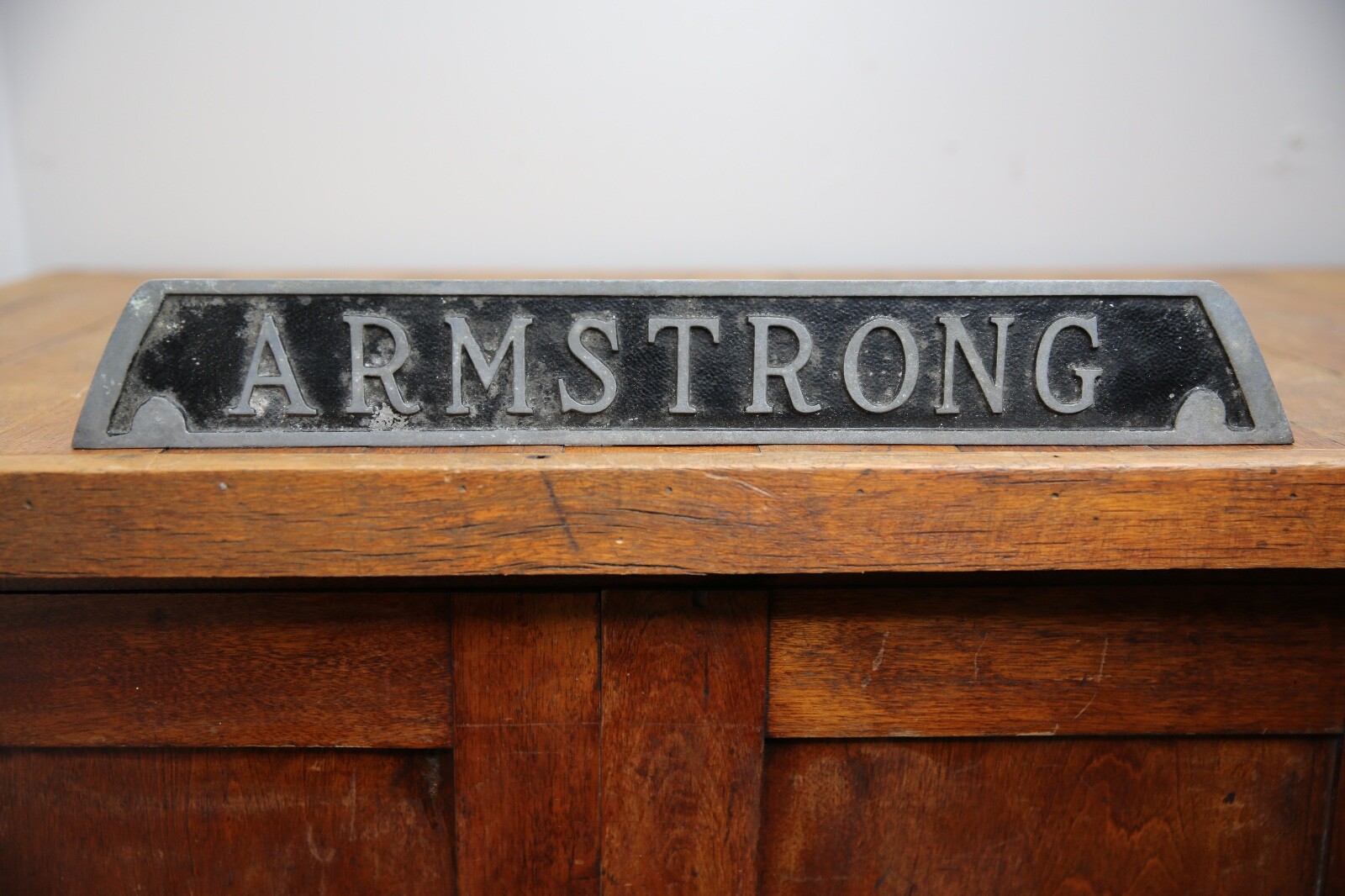 Vintage Armstrong Siddeley Car auto emblem Automobile Badge sign plaque embossed