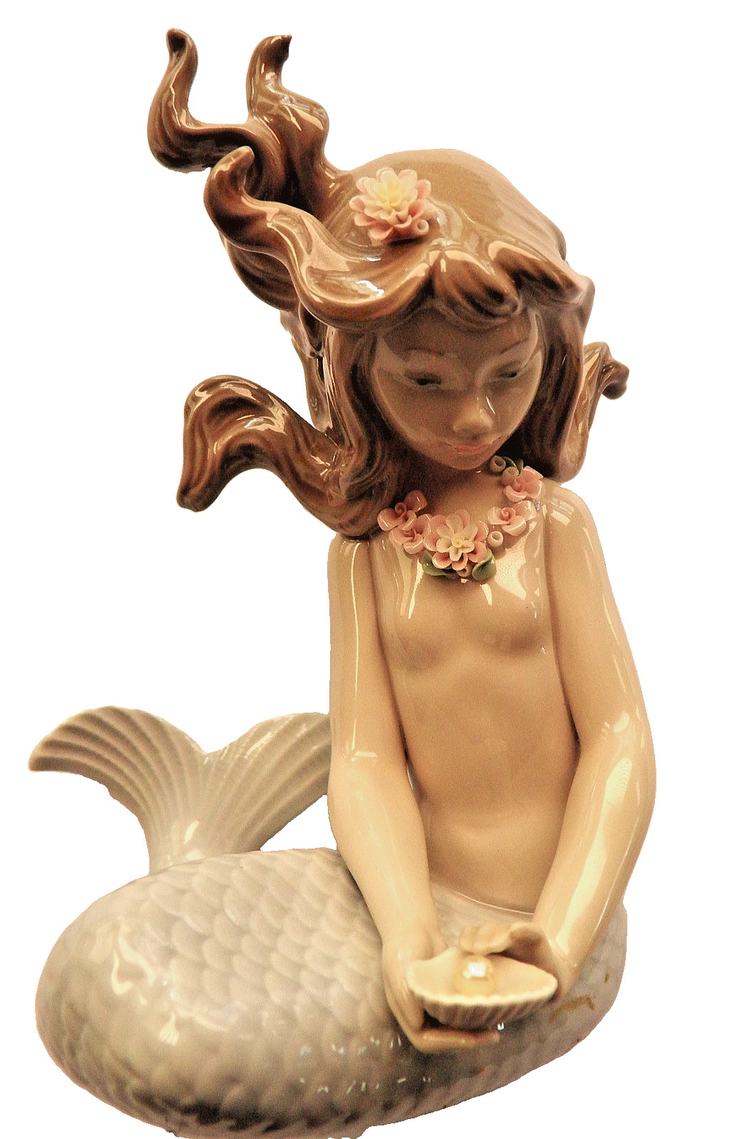 Vintage MINT 1982 Retired Lladro Mirage Mermaid #1415 Mint Condition