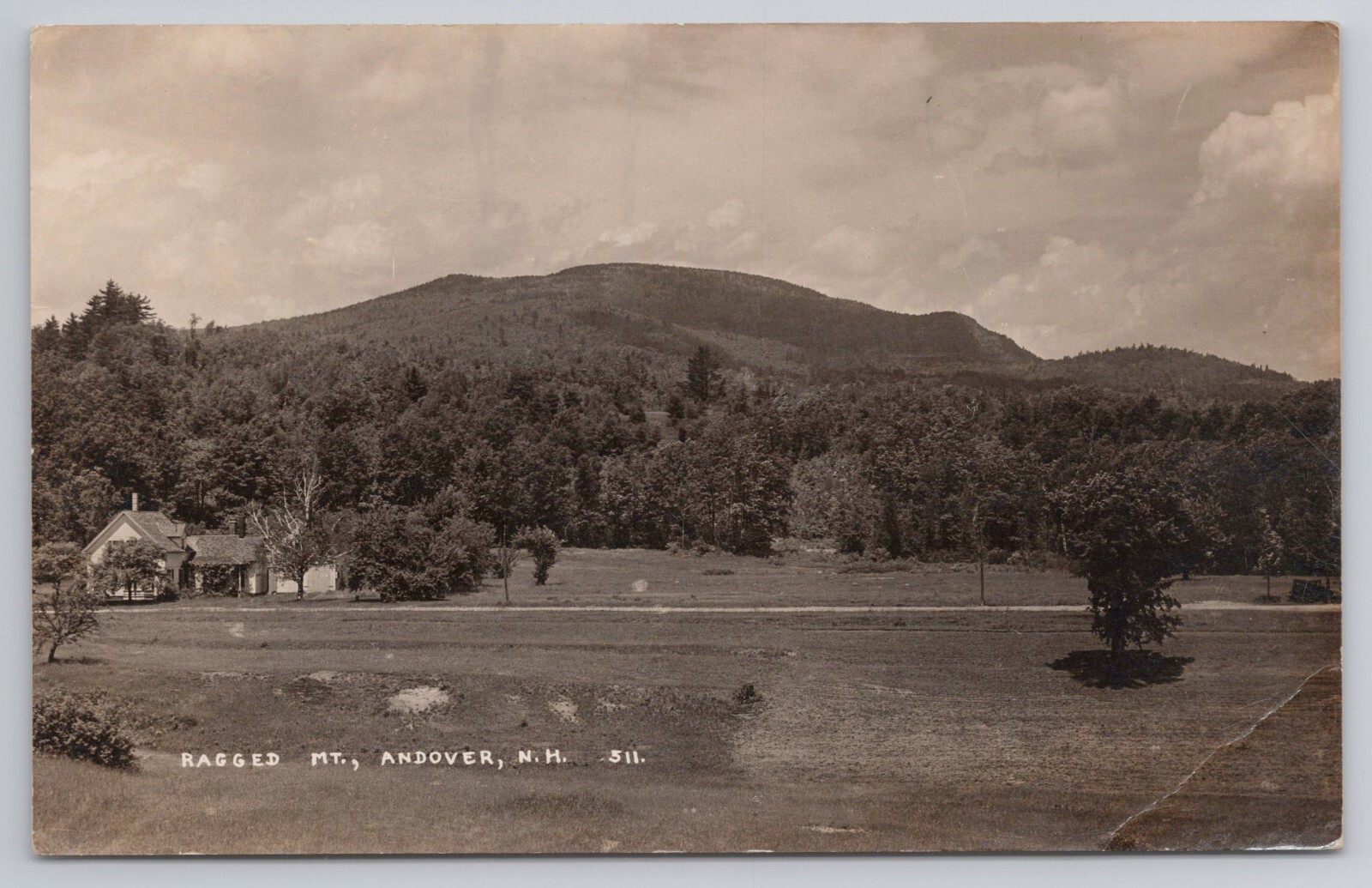 RPPC Ragged Mountain Andover New Hampshire Old House 1945 Real Photo Postcard RPPC Ragged Mountain Andover New Hampshire Old House 1945 Real Photo Postcard