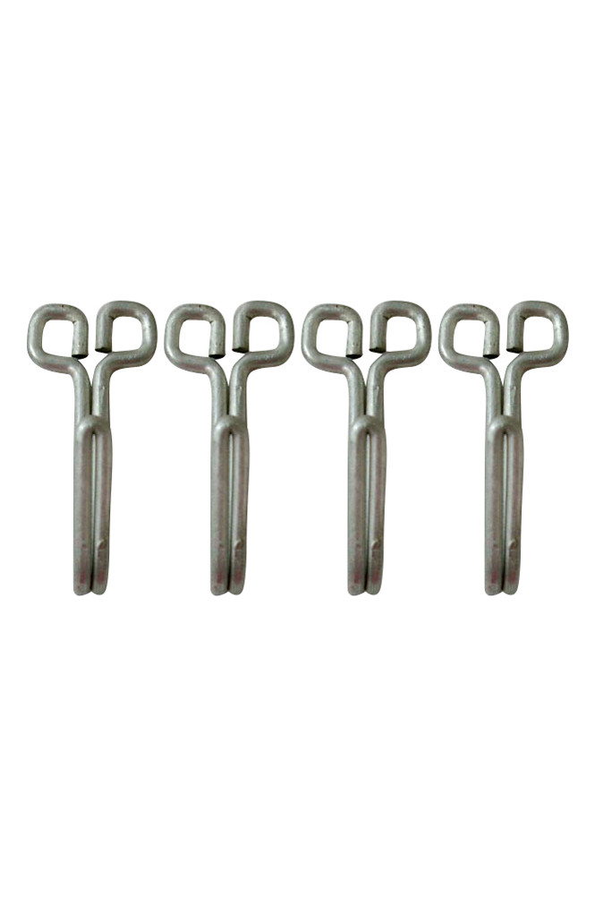 WWII German Tunic Belt Hooks (4 pcs)