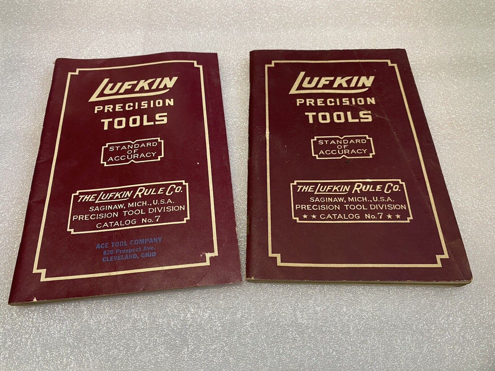 ￼2 ￼Vtg Lufkin Precision Tool Catalog No. 7 Lufkin Rule Co Saginaw Michigan