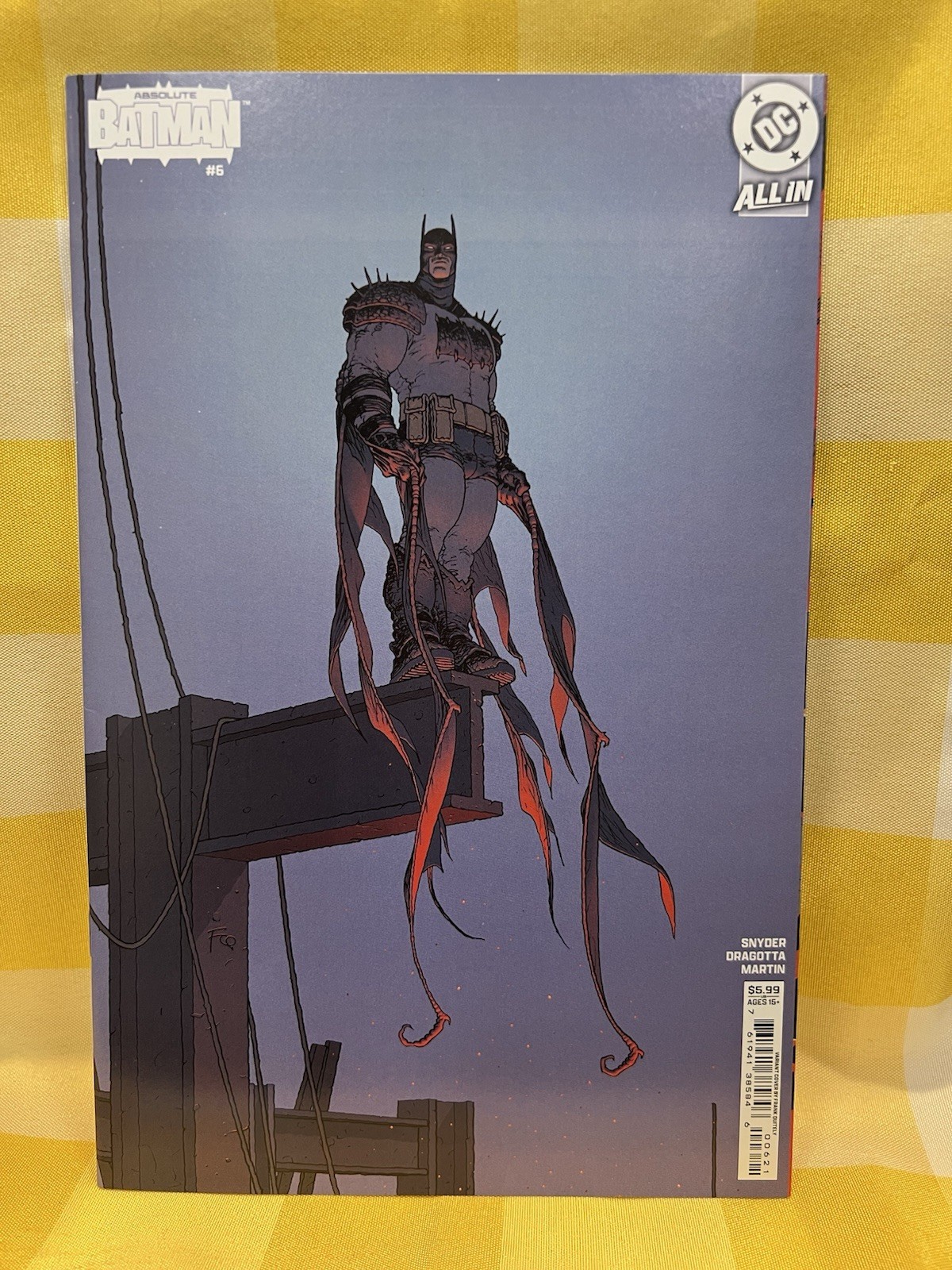 HOTAbsolute Batman (DC 2025) #6 Quitely Cover - First Print
