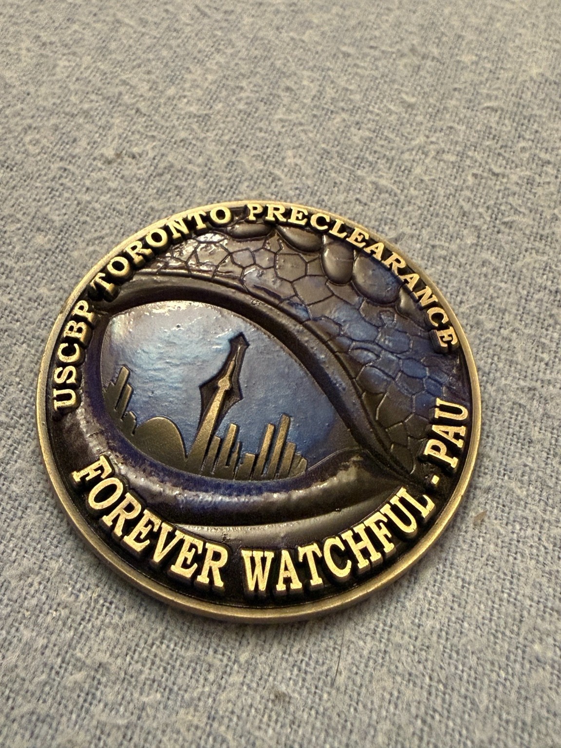 CBP Preclearance Toronto Canada Border Protection Challenge Coin