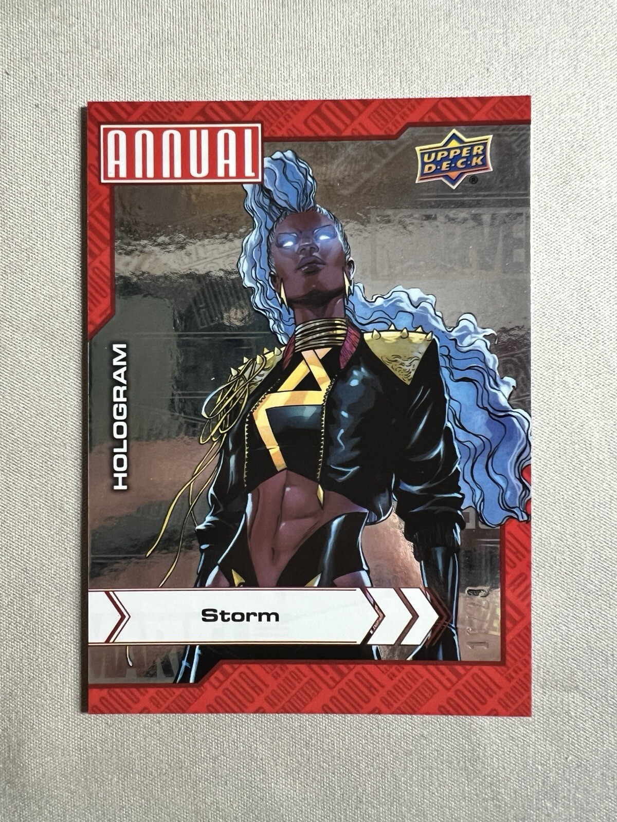 2022-23 Upper Deck Marvel Annual Hologram 19/23 X-Men Storm #89