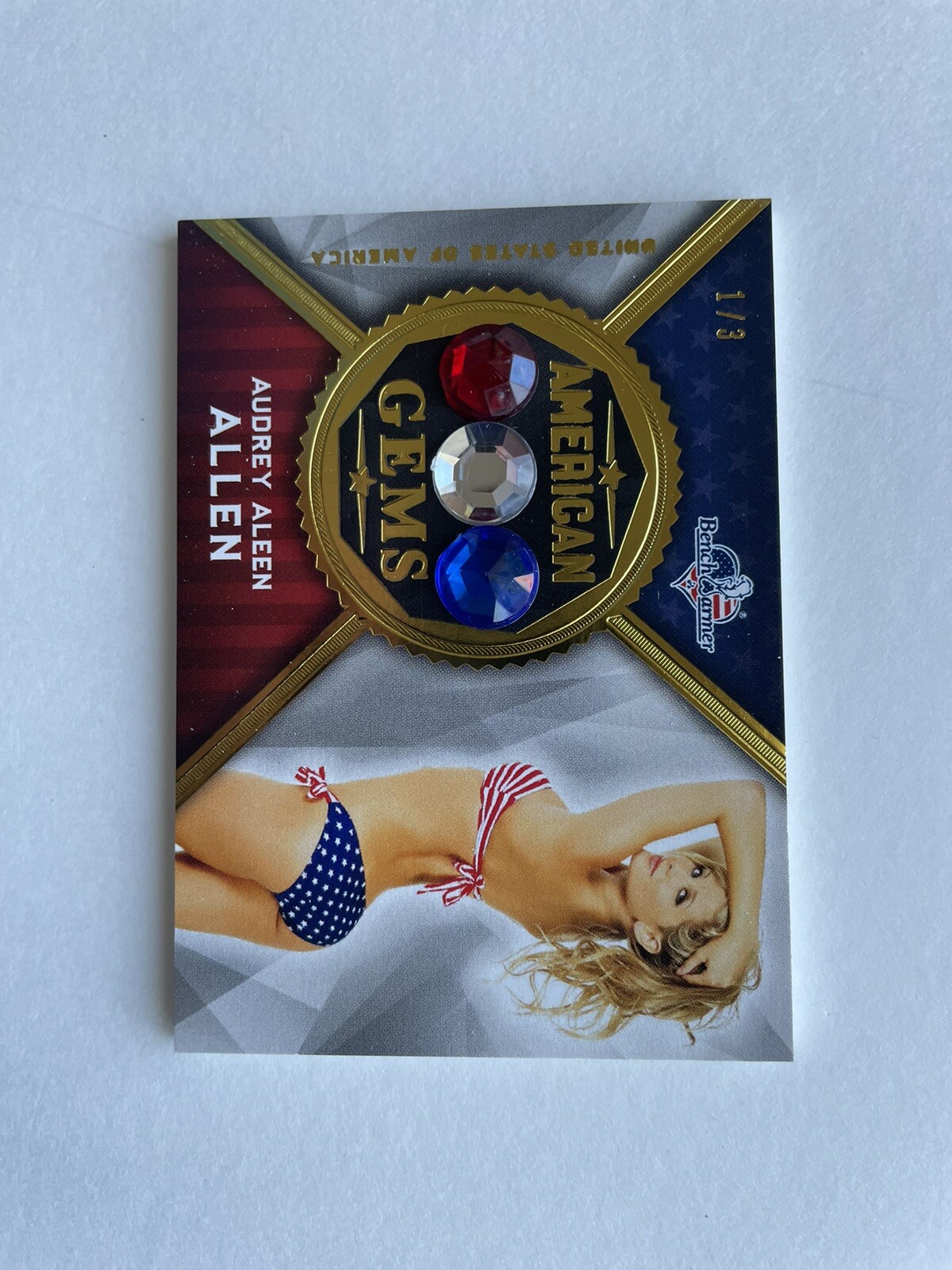 Audrey Allen Bench Warmer American Gems Card 1/3 Audrey Allen Bench Warmer American Gems Card 1/3