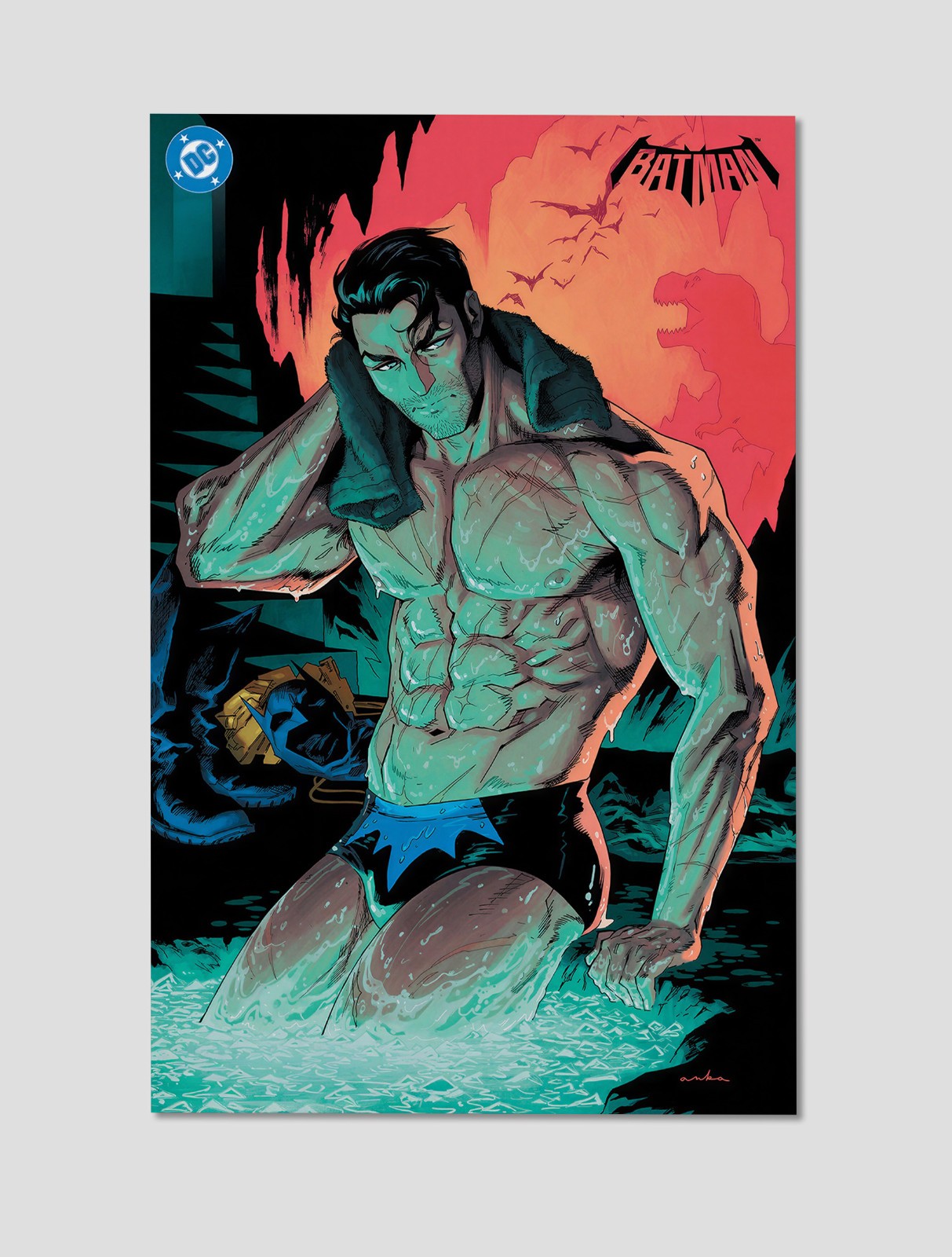 Batman #11 Chris Anka Swimsuit Card Stock  Giclee Print Poster 11x17 DC Wall Art
