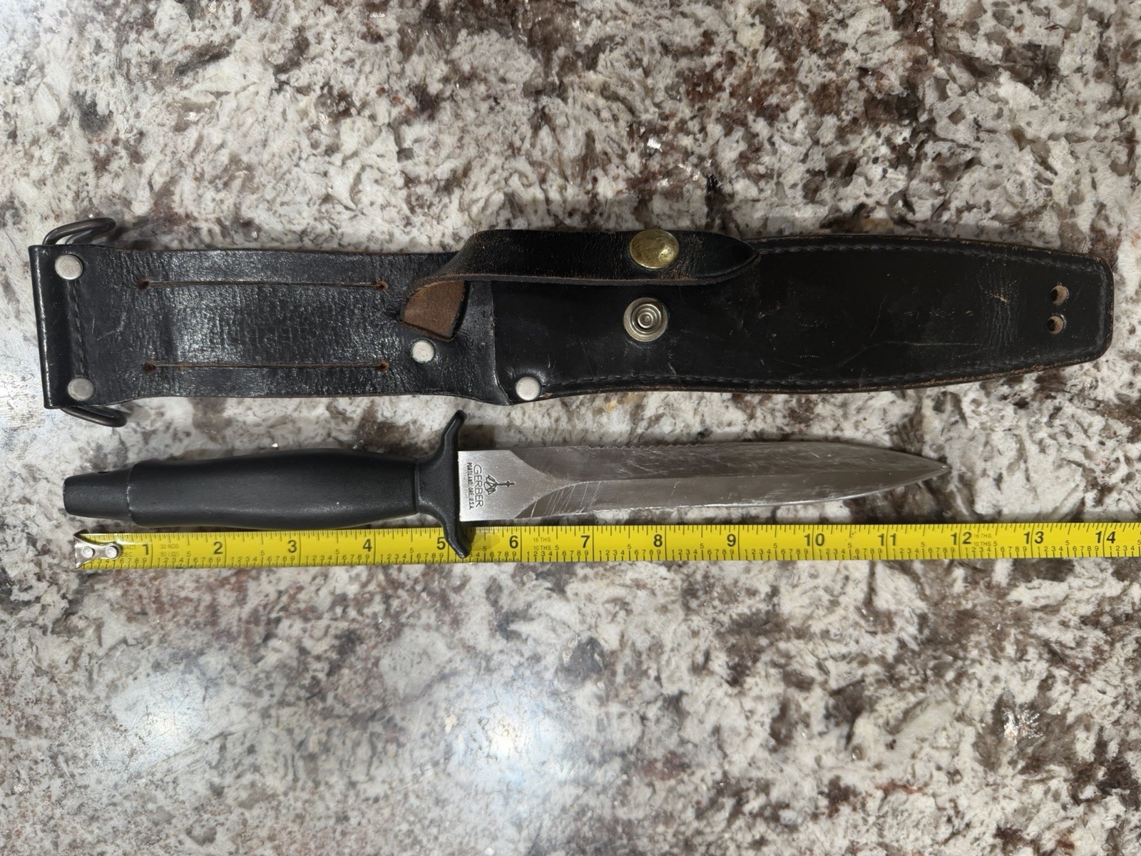 Gerber Mark II combat survival knife vintage 12” 1983 Mk2 orig. sheath Gerber Mark II combat survival knife vintage 12” 1983 Mk2 orig. sheath