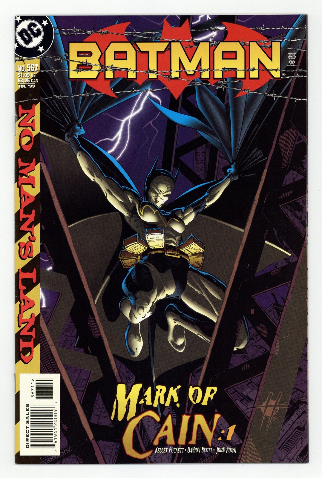 Batman #567 VF- 7.5 1999 1st app. Cassandra Cain/Batgirl
