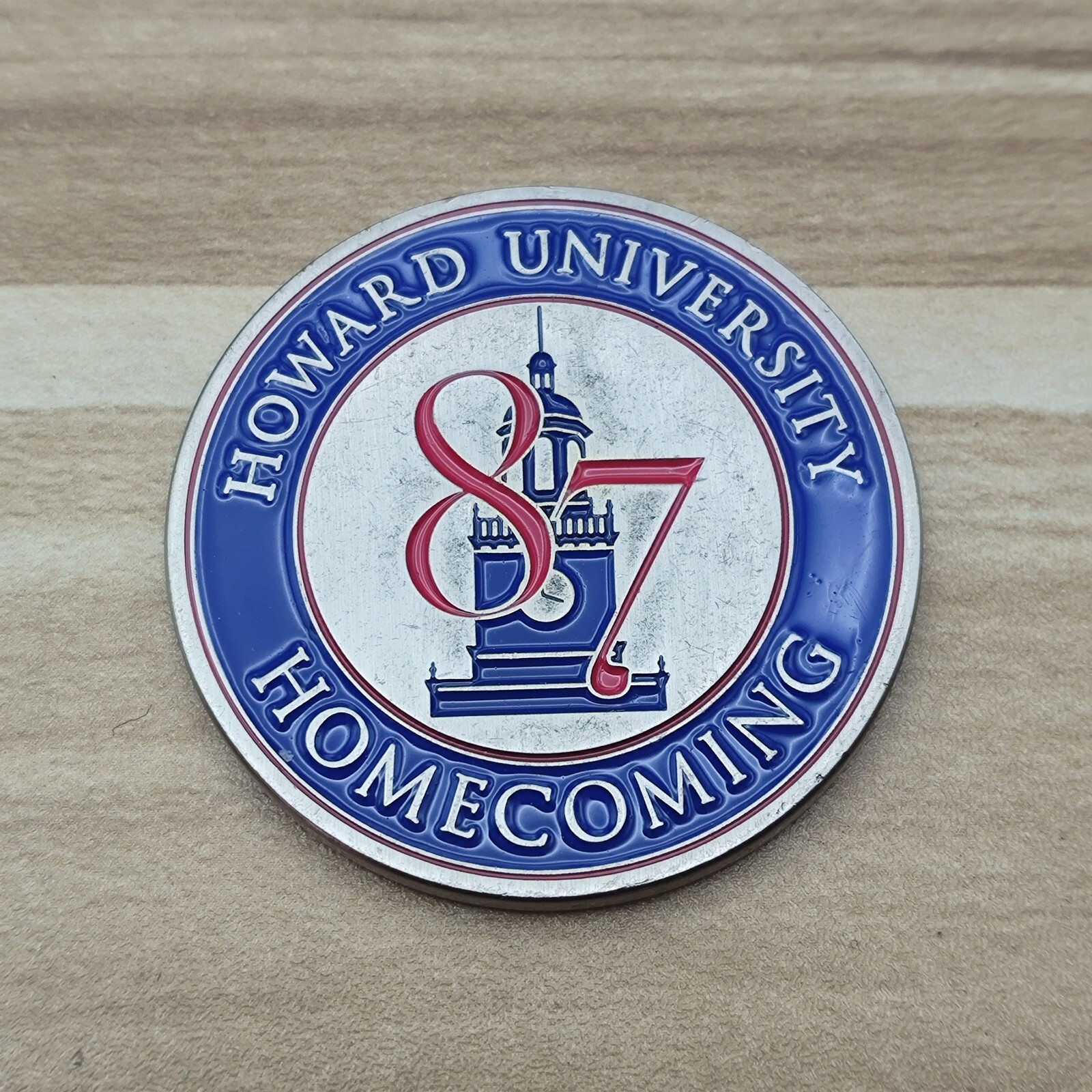 Howard University Homecoming 87 Years of Homecoming Challenge Coin