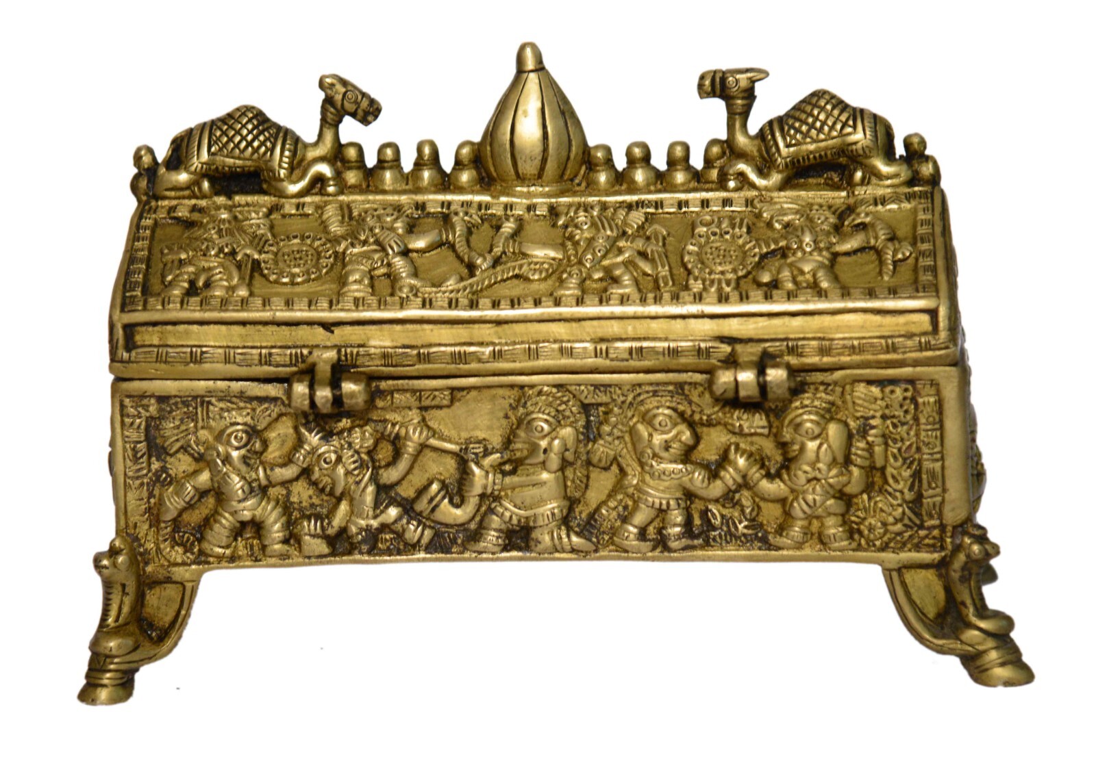 Brass Jewellery Box 8.5\