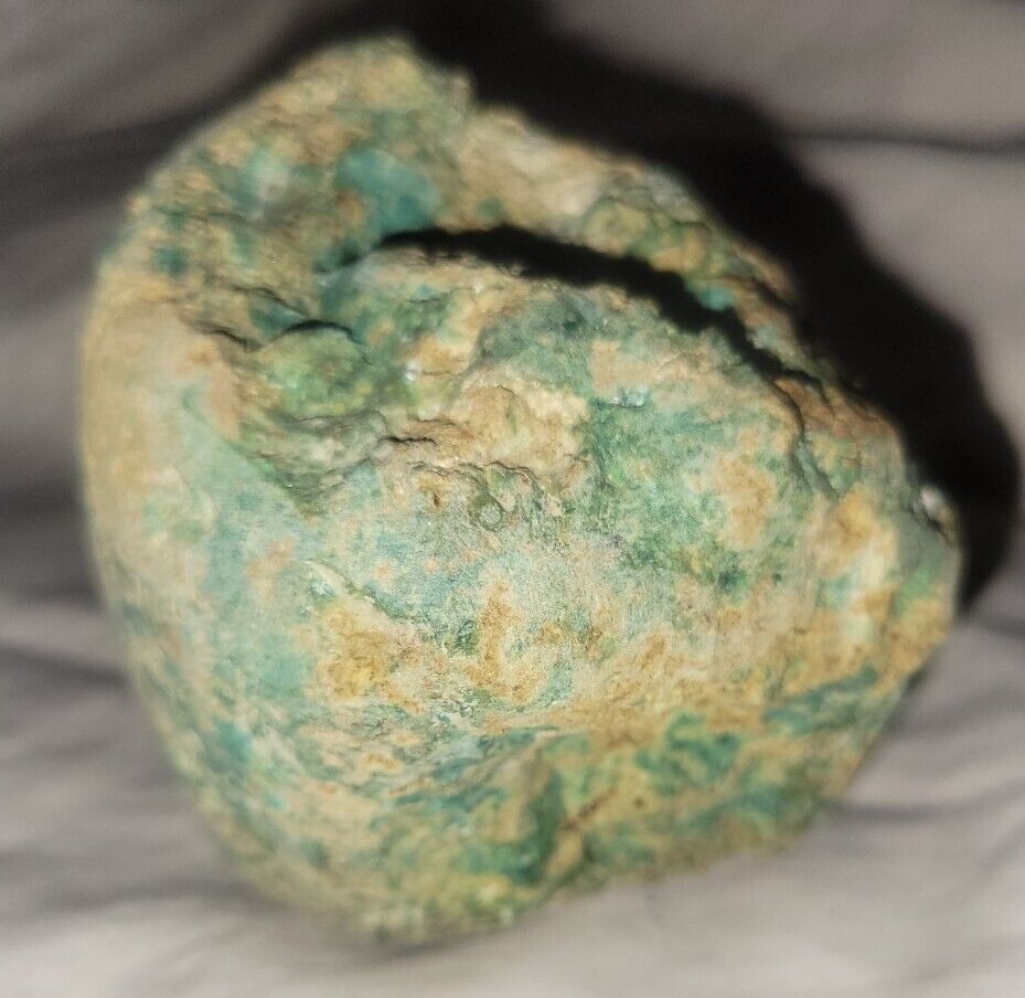 Rare 2068ct Natural Turquoise Specimen Kingman Arizona Mine Old Stock 4x3.5x3in