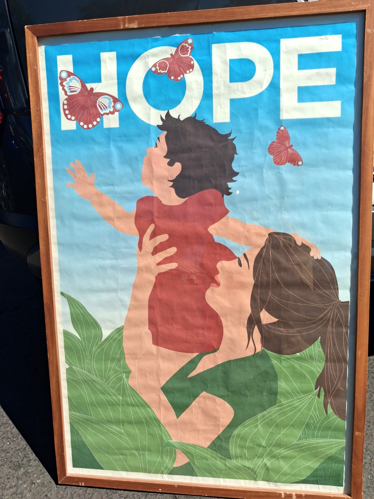 Limited Edition of 3000 HOPE Framed Political Poster OBAMA EXTREMELY RARE FIND Limited Edition of 3000 HOPE Framed Political Poster OBAMA EXTREMELY RARE FIND