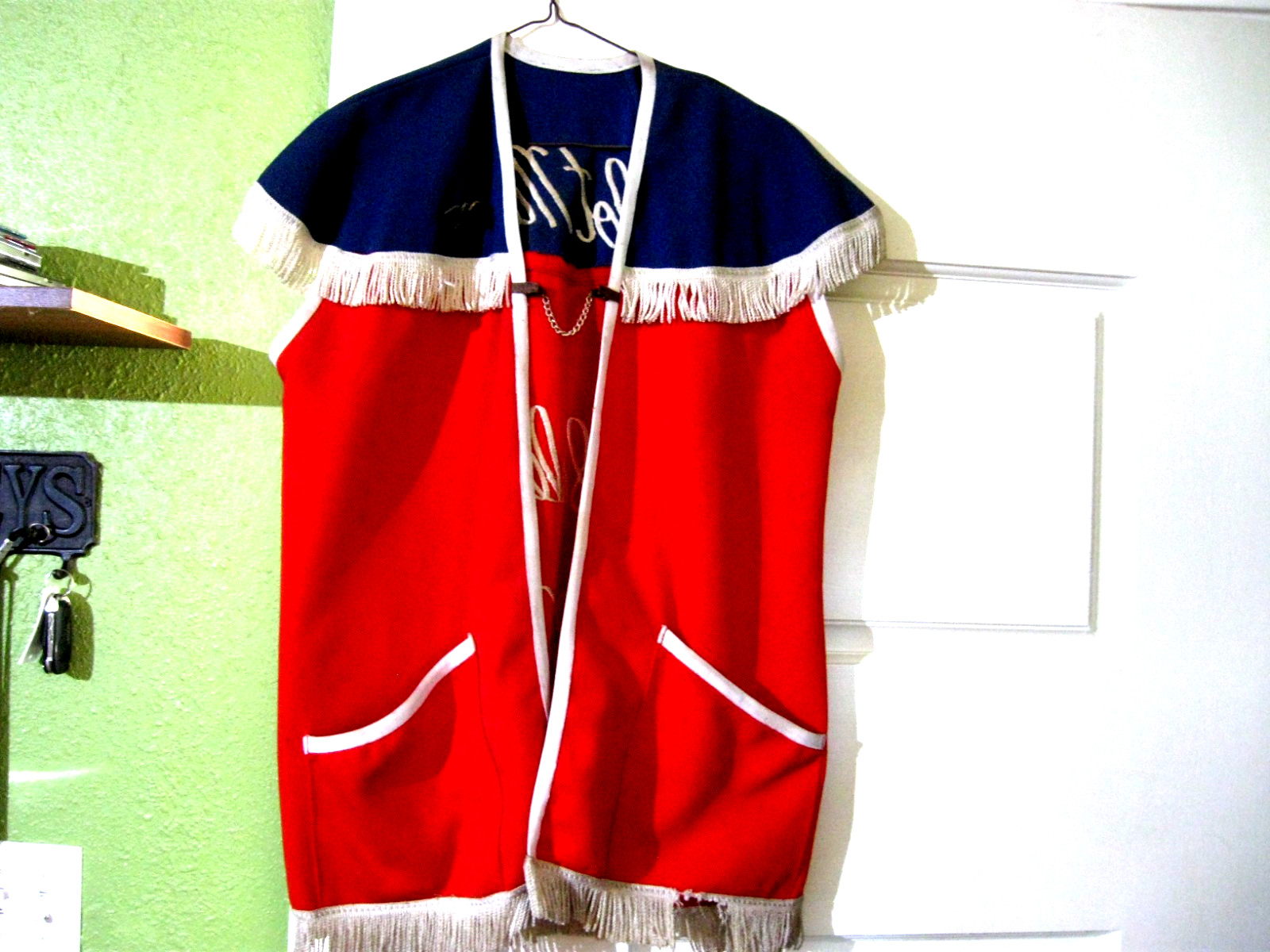 Vintage 1970s SALEM CB Club Vest 