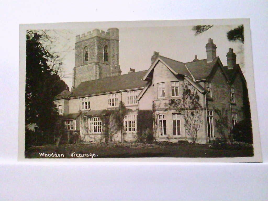 Postcard Whaddon / England, Vicarage, building view.