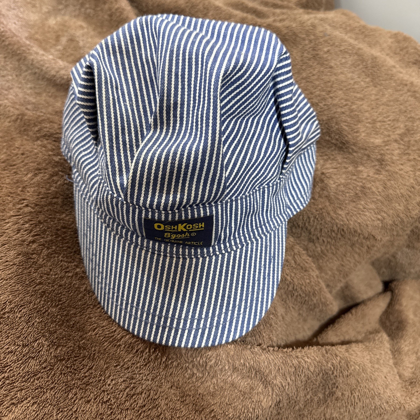 OshKosh B\'gosh Vintage Denim Hat * Railroad Engineer Farmer * 2-7 * Clean *