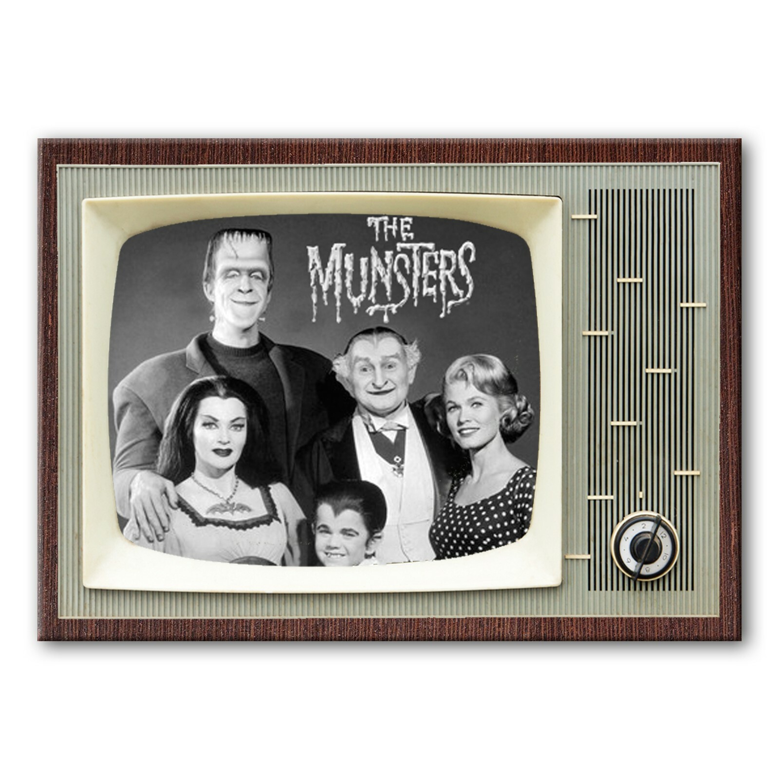 THE MUNSTERS Classic TV 3.5 inches x 2.5 inches Steel FRIDGE MAGNET THE MUNSTERS Classic TV 3.5 inches x 2.5 inches Steel FRIDGE MAGNET