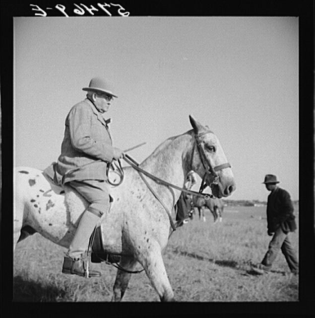 Photo:Warrenton Virginia 1930s Horse Races Marion Post Wolcott FSA```