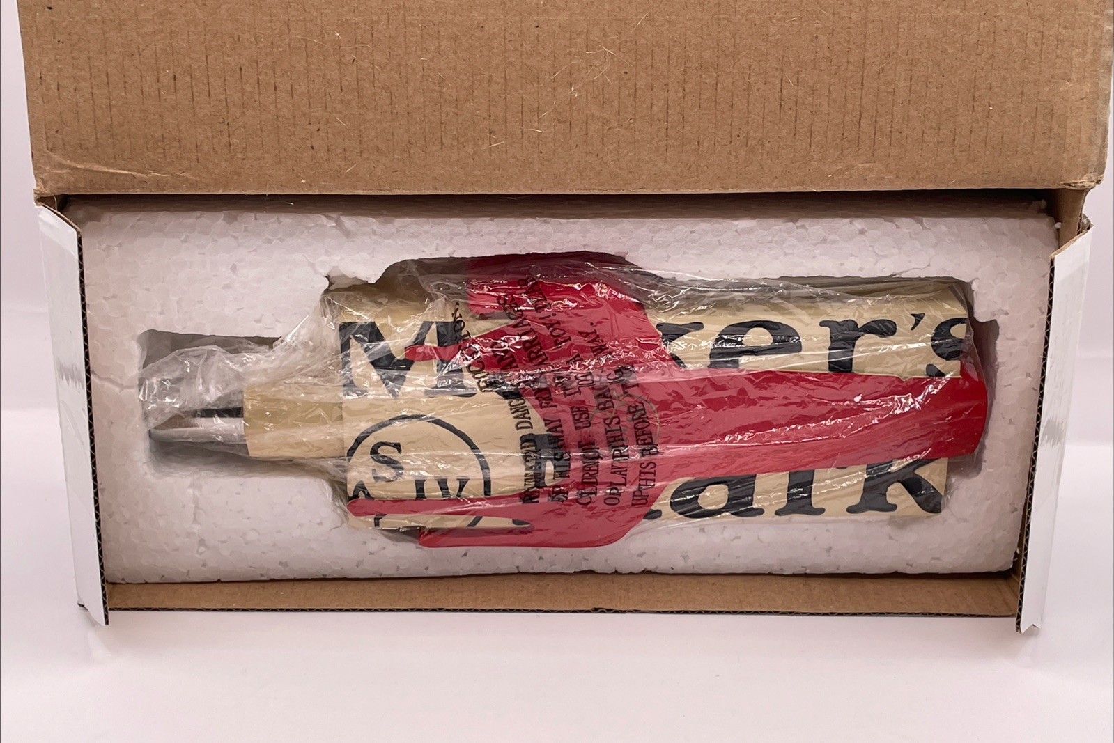 Maker’s Mark Whisky Whiskey Promo Tap Handle New In Box Maker’s Mark Whisky Whiskey Promo Tap Handle New In Box