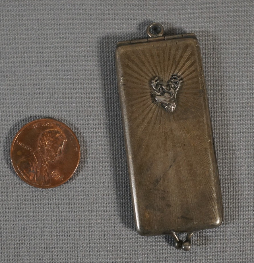 Antique Fraternal Elks BPOE Sterling Silver Fob