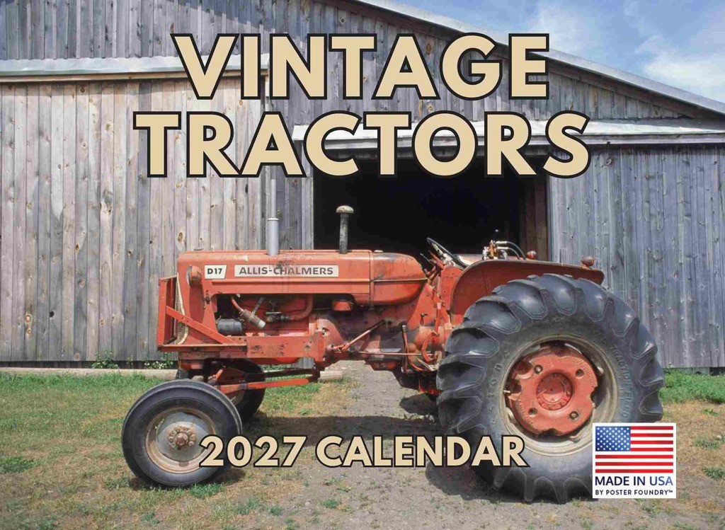 Vintage Farm Antique Tractor Calendar 2027 Monthly Wall Calender 12 Month Vintage Farm Antique Tractor Calendar 2027 Monthly Wall Calender 12 Month