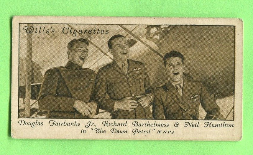 1937 WILLS CIGARETTES CINEMA STARS 3RD SERIES TOBACCO CARD #39 DOUGLAS FAIRBANKS 1937 WILLS CIGARETTES CINEMA STARS 3RD SERIES TOBACCO CARD #39 DOUGLAS FAIRBANKS