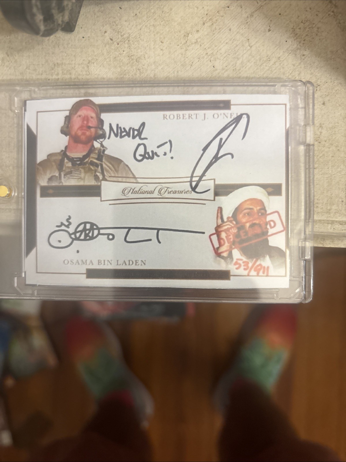 Robert O’Neill Auto -  Osama Bin Laden  /911