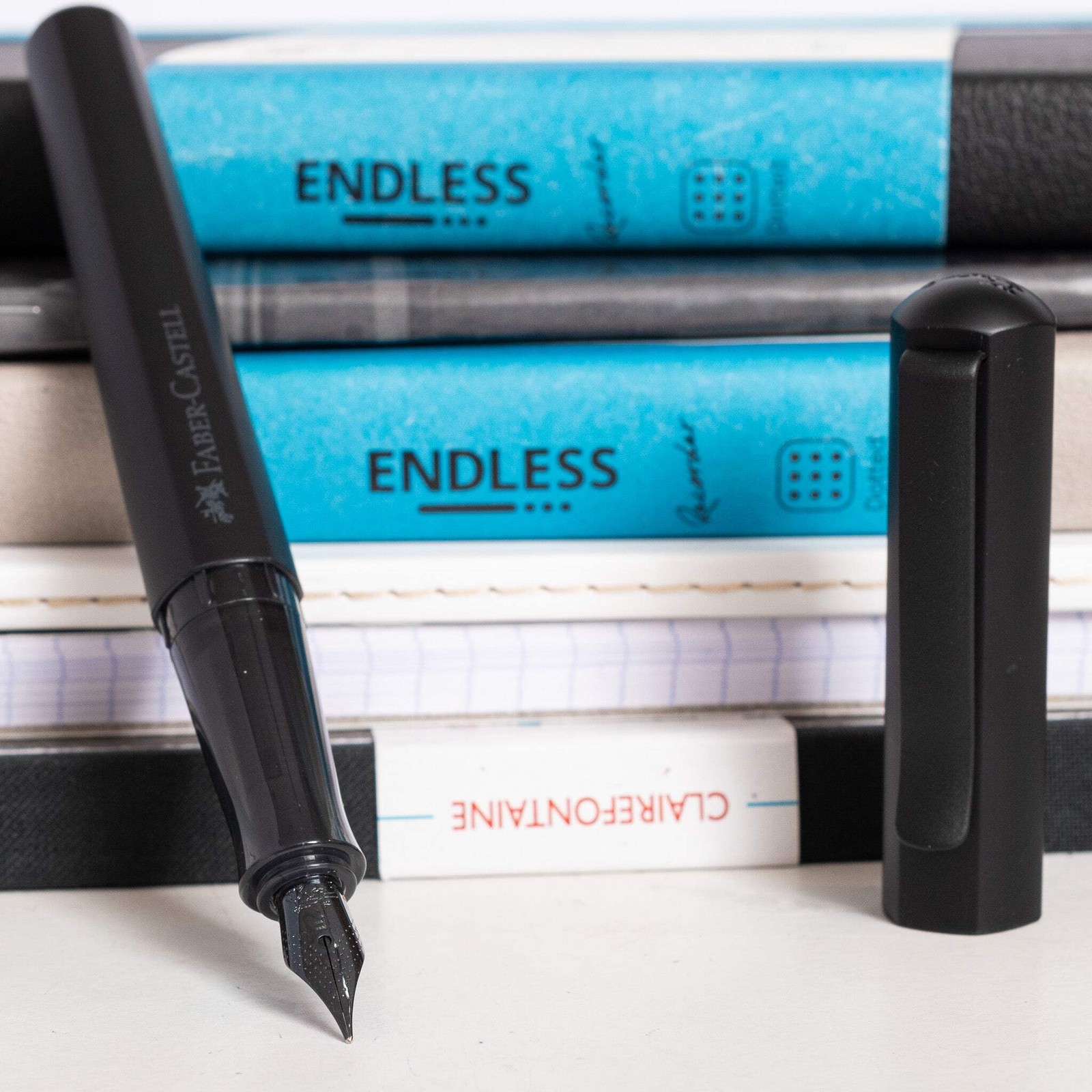 Faber-Castell Hexo Fountain Pen - Matte Black