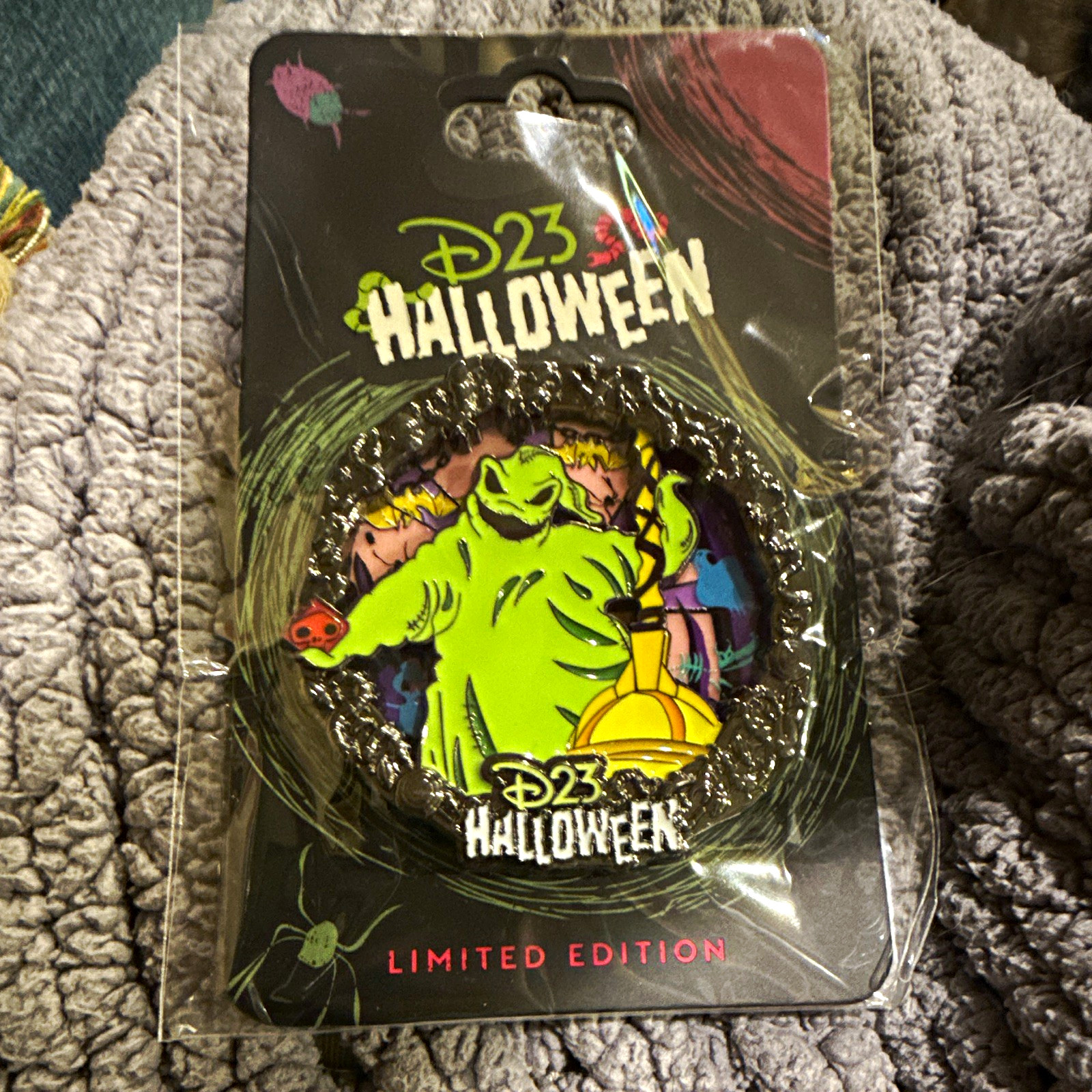 Disney D23 2023 Halloween Limited Edition Oogie Boogie NBC Single Pin