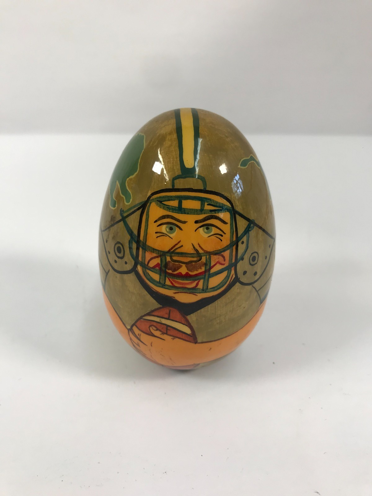 VTG 1990s STAN\'KA ROLY-POLY / WOBBLE FIGURINE NFL DETROIT LIONS