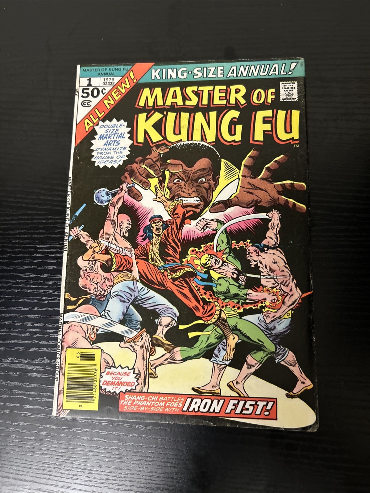 Master of Kung Fu Annual #1 (1976, Marvel) FN/FN+ Shang-Chi vs. Iron Fist Master of Kung Fu Annual #1 (1976, Marvel) FN/FN+ Shang-Chi vs. Iron Fist