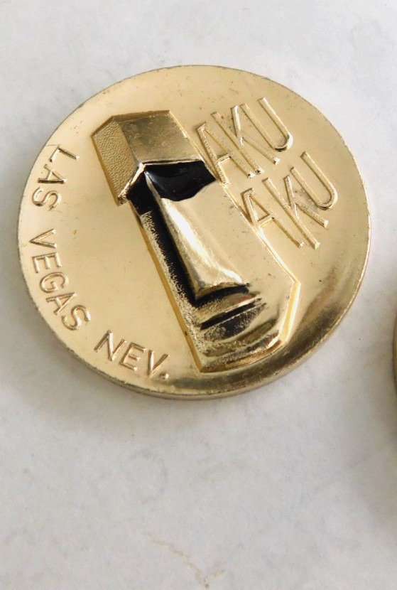 VINTAGE AKU AKU - STARDUST LAS VEGAS CASINO COIN VINTAGE AKU AKU - STARDUST LAS VEGAS CASINO COIN
