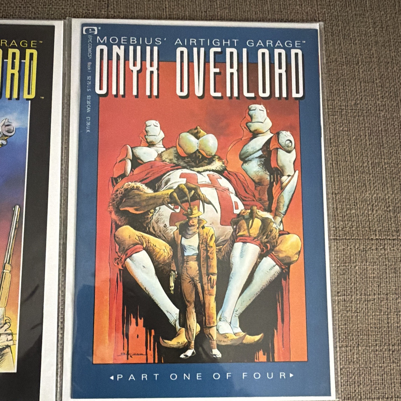 Moebius Airtight Garage Onyx Overlord #1-4 COMPLETE SET Epic Marvel 1992 NM