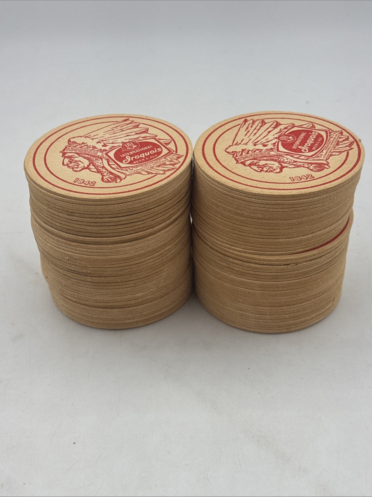 90 Vintage Iroquois Beer & Ale coasters 1842 International Breweries Inc Buffalo