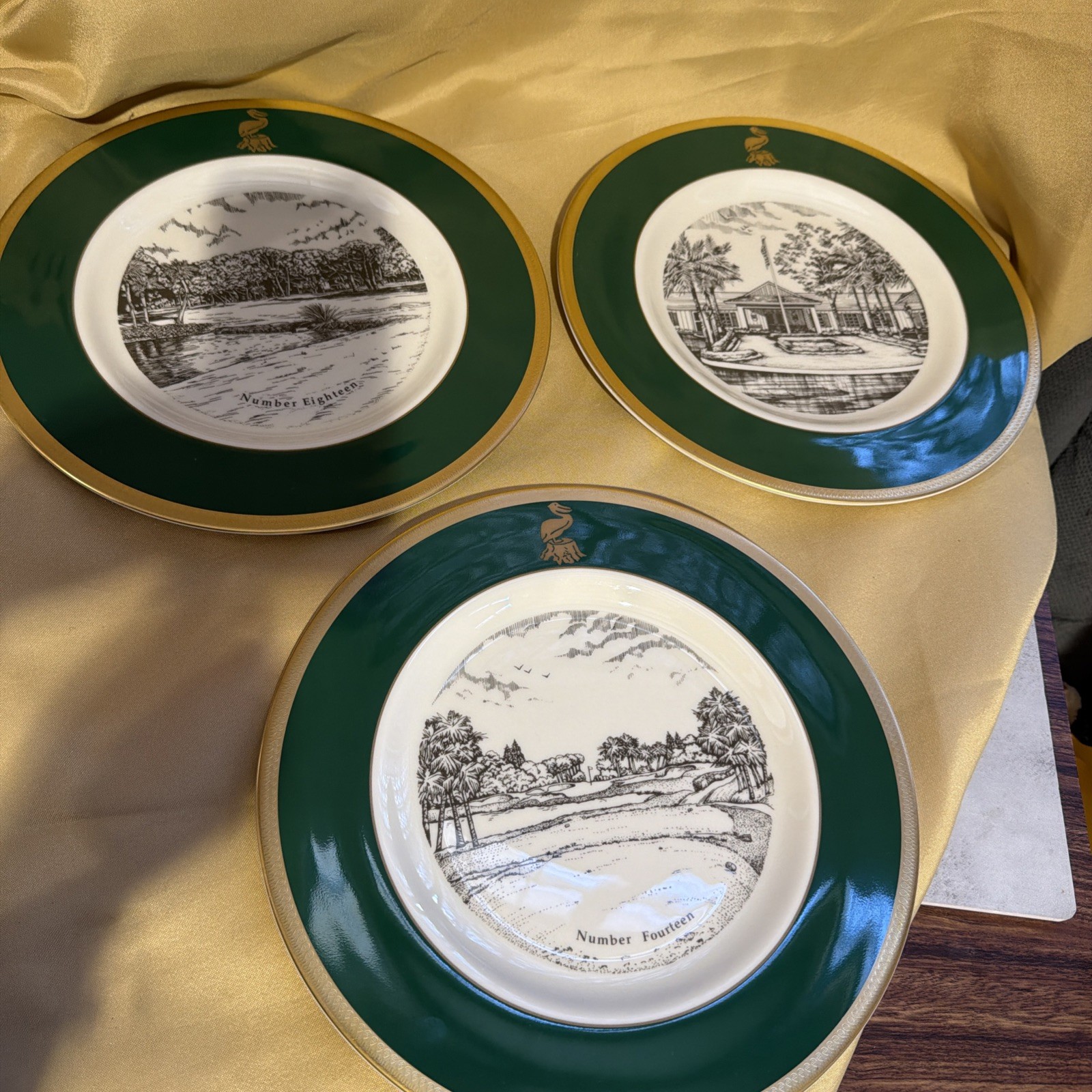RARE 1994-95-96 Masters Tournament Limited Edition Collector Plates RARE 1994-95-96 Masters Tournament Limited Edition Collector Plates