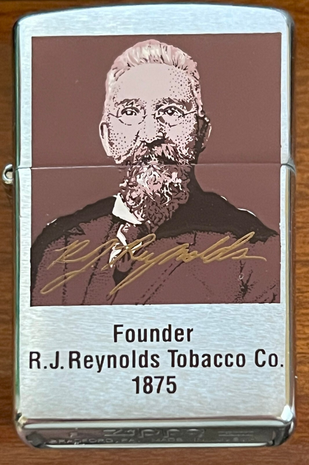 1997 RJ Reynolds Tobacco Company Founder Zippo (Very Good Condition)