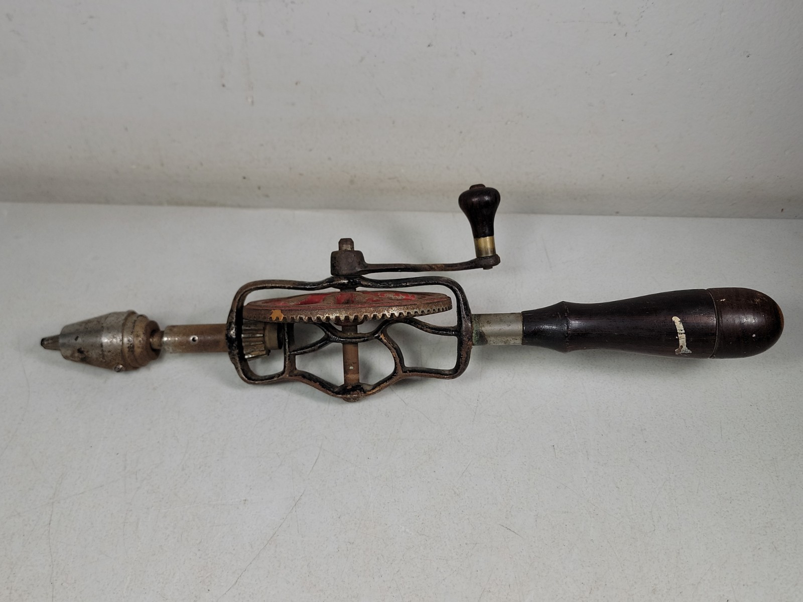 Rare Vtg Millers Falls No 2 Early Wrap-Around Frame Hand Drill 1885-1894