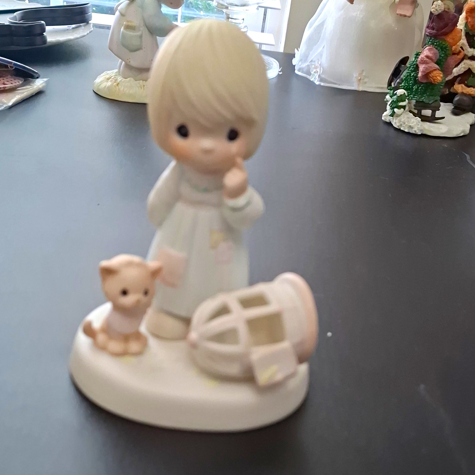 Enesco Precious Moments Cheri Porcelain Religious Figurine 1987 Signed