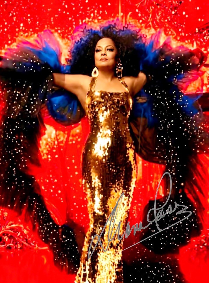 Diana Ross 8x10 Photo TJ MAXX Diana Ross 8x10 Photo TJ MAXX