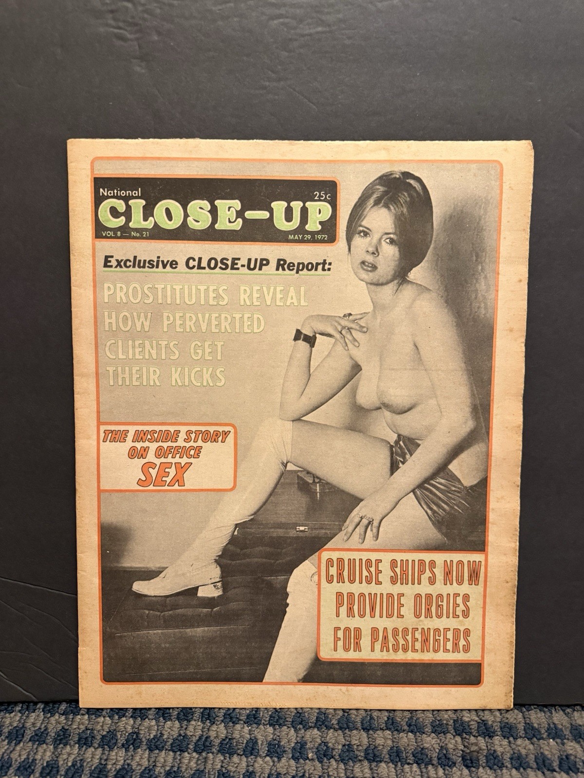 1972 May 29th National Close-Up Newspaper, Inside Story on Office Sex  (10U)