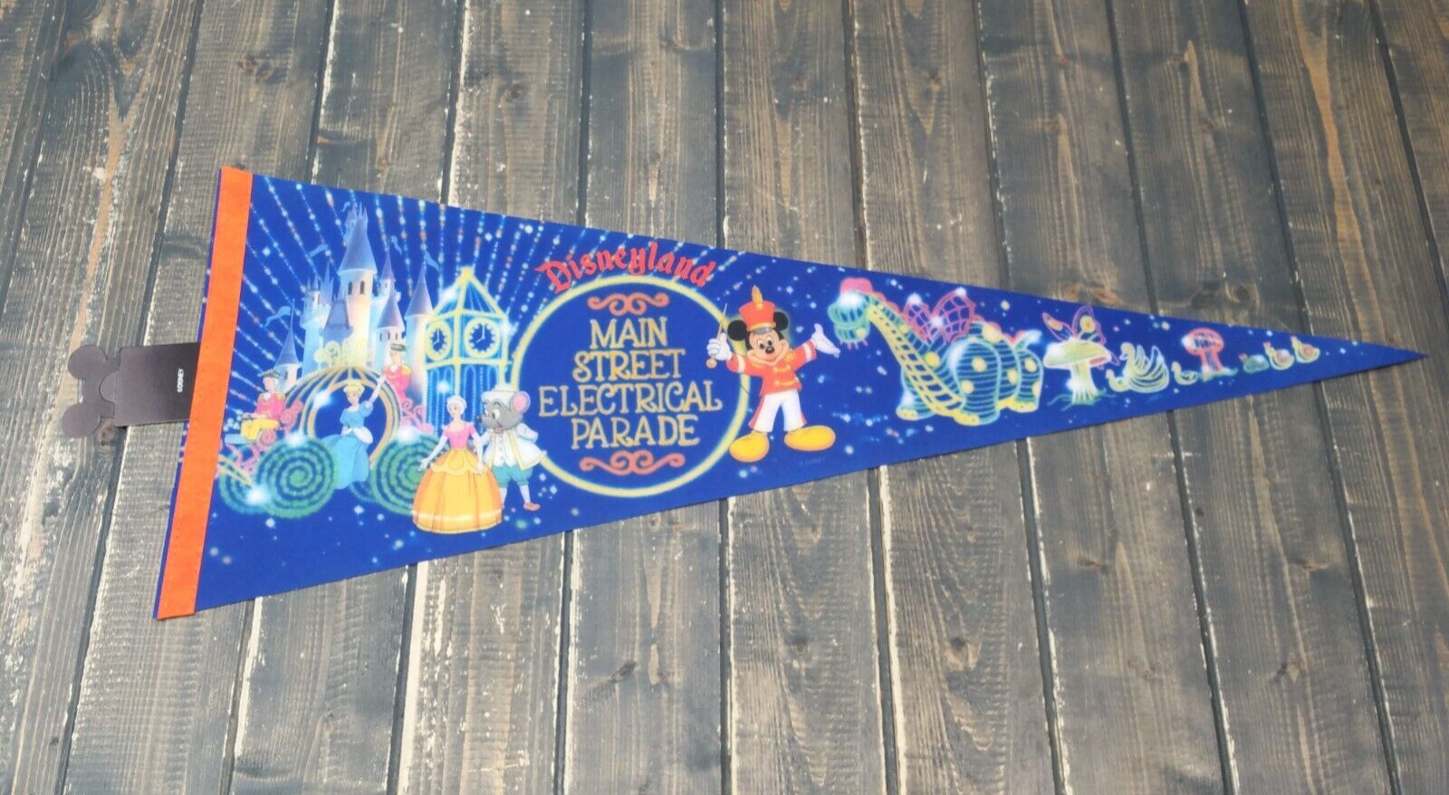Vintage Walt Disney - Disneyland MAIN STREET ELECTRICAL PARADE Pennant *