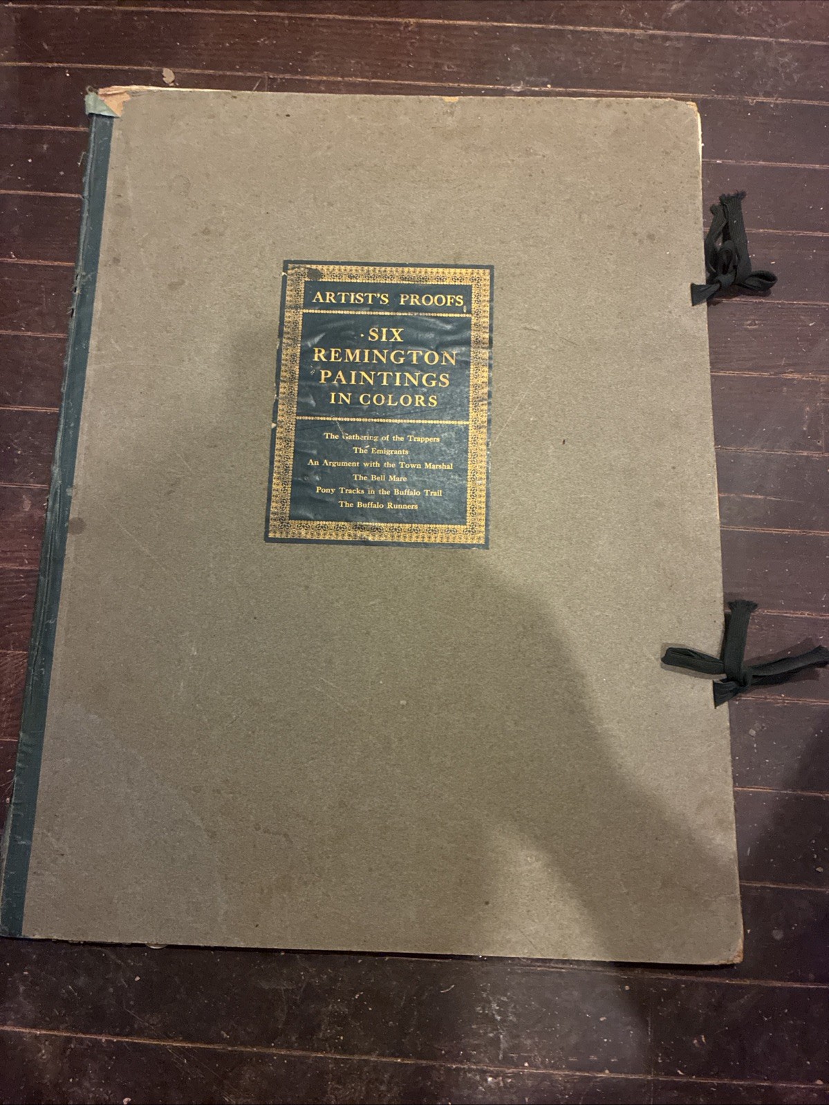 Frederic Remington Portfolio 1904 Artist\'s Proofs Prints Original Complete Set