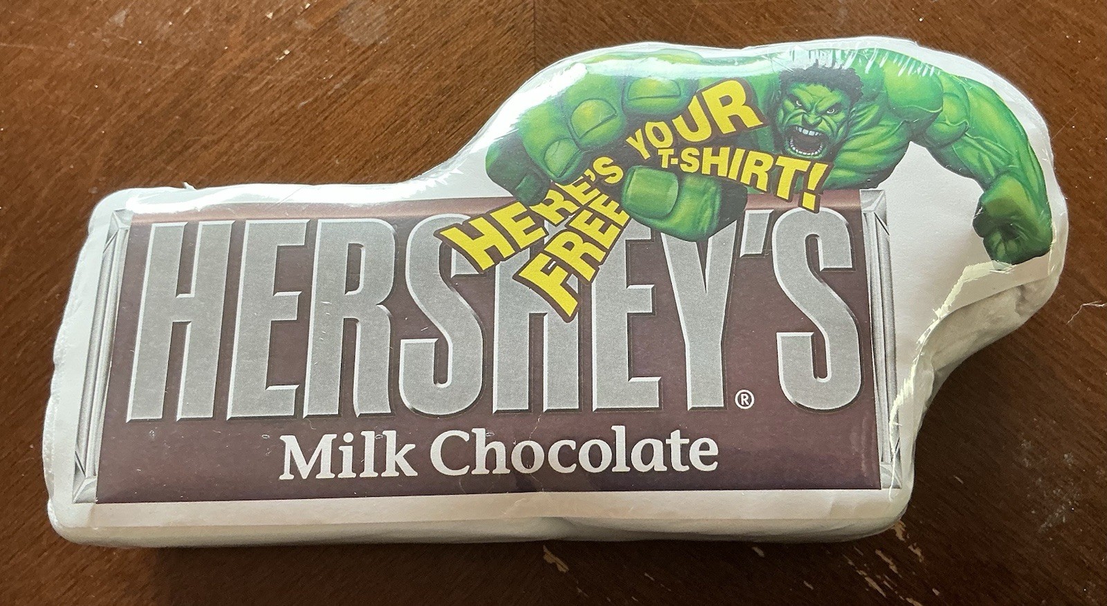 Incredible Hulk, Hershey’s Milk,Chocolate T-Shirt, Giveaway Xl New Unopened 2003 Incredible Hulk, Hershey’s Milk,Chocolate T-Shirt, Giveaway Xl New Unopened 2003