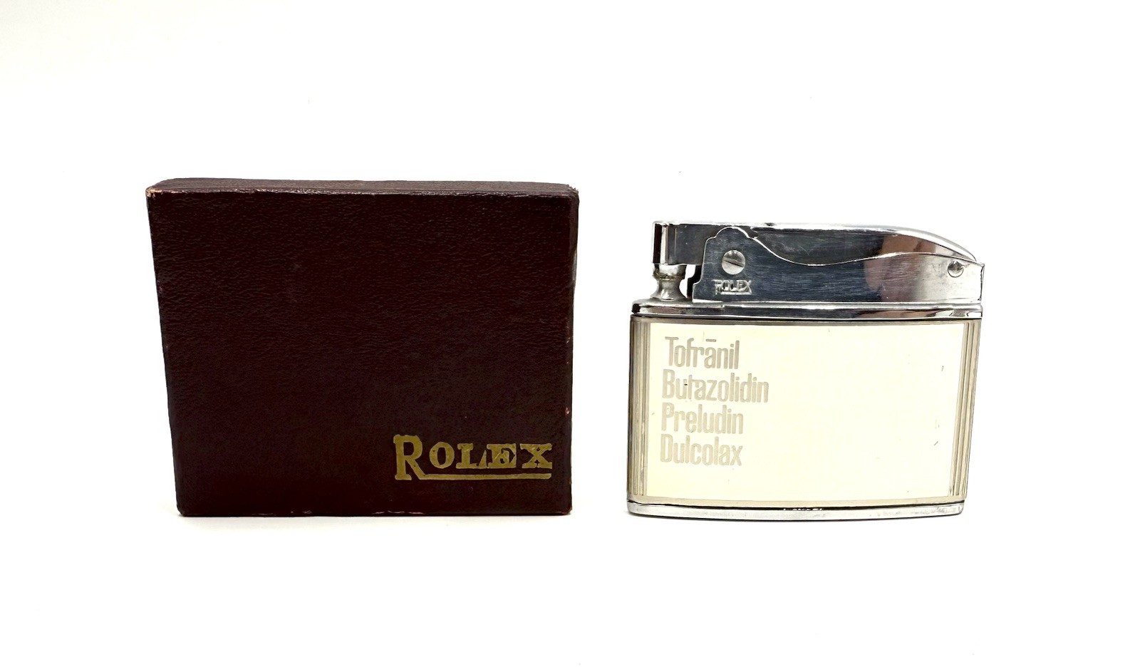 Vintage Geigy Tofranil Pharmaceutical Advertising Lighter Japan Drug Rep