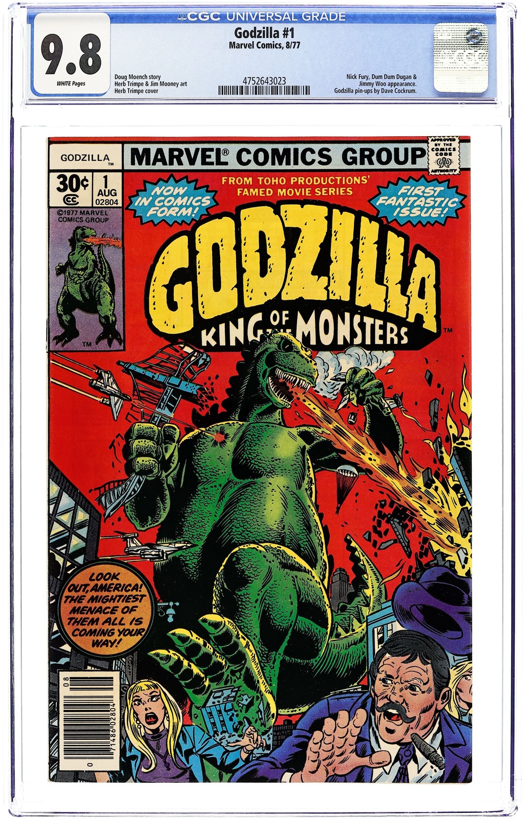 Godzilla #1 CGC 9.8 1977 4752643023