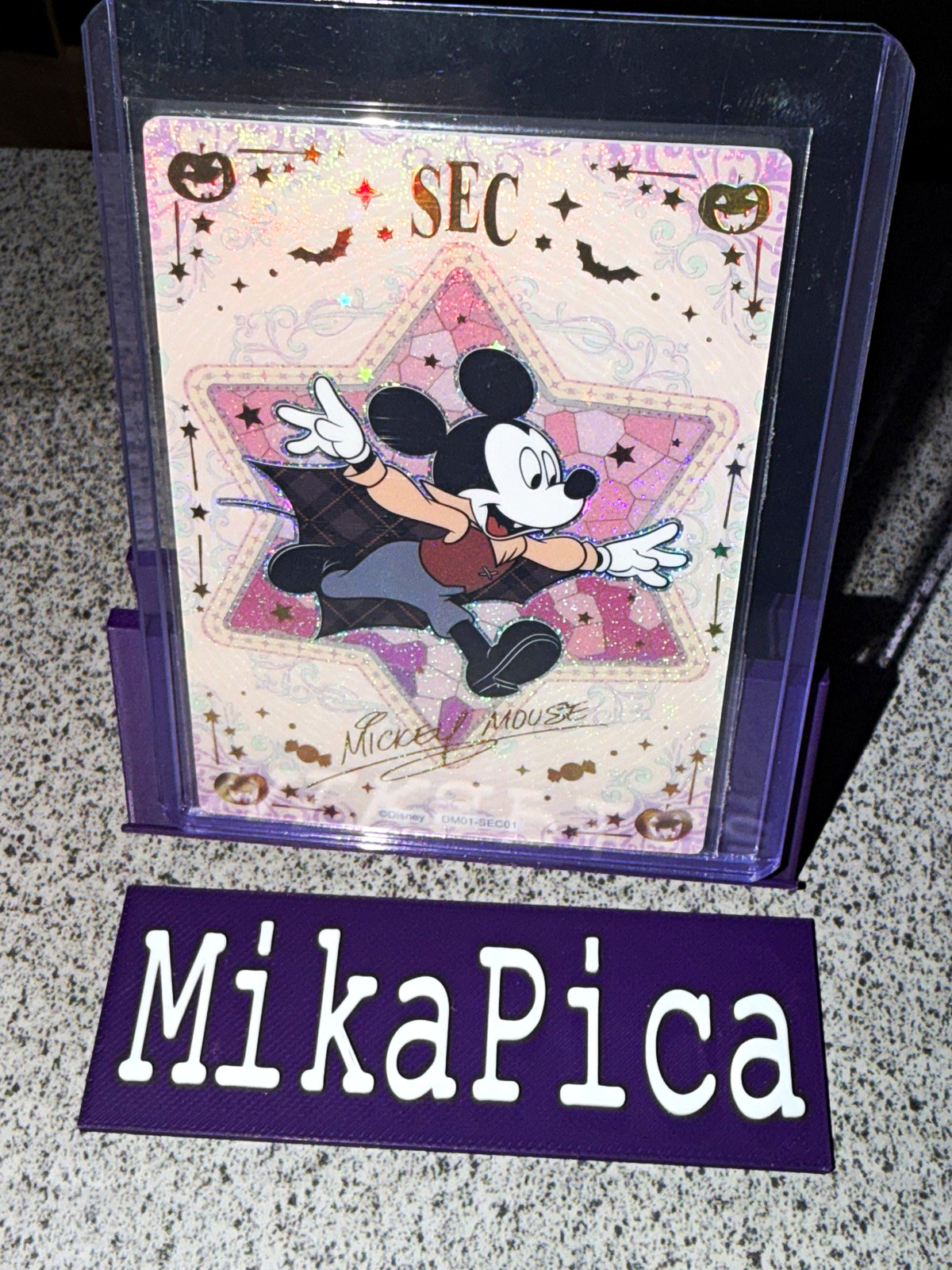 Card.Fun Disney Magic Secret Realm Mickey Mouse Vampire SEC 032/199 DM01-SEC01 Card.Fun Disney Magic Secret Realm Mickey Mouse Vampire SEC 032/199 DM01-SEC01